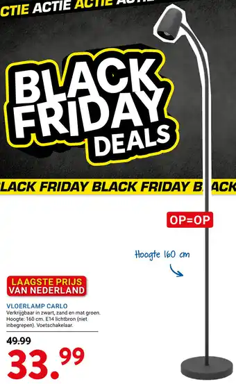 Kluswijs Vloerlamp carlo aanbieding