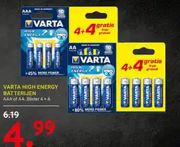 Kluswijs Varta high energy batterijen aanbieding