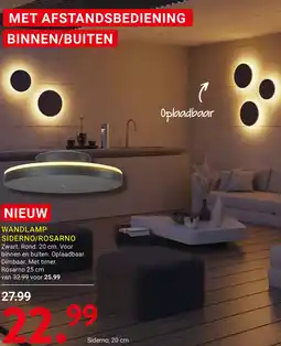 Kluswijs Wandlamp siderno/rosarno aanbieding