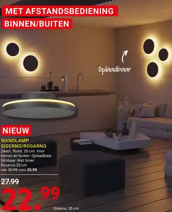 Kluswijs Wandlamp siderno/rosarno aanbieding
