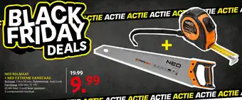 Kluswijs Neo rolmaat + neo extreme handzaag aanbieding