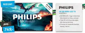 Obbink Philips 4K QD MINI LED TV aanbieding