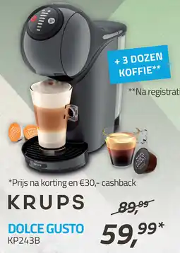 Obbink Krups Dolce gusto KP243B aanbieding