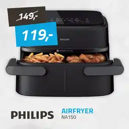 Obbink Philips Airfryer NA150 aanbieding