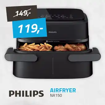 Obbink Philips Airfryer NA150 aanbieding