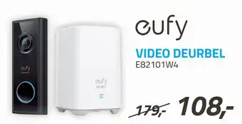 Obbink Eufy Video deurbel E82101W4 aanbieding