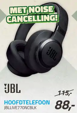 Obbink JBL Hoofdtelefoon JBLLIVE770NCBLK aanbieding
