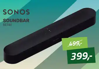 Obbink Sonos soundbar beam aanbieding