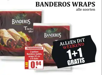 MCD Supermarkt Banderos Wraps aanbieding