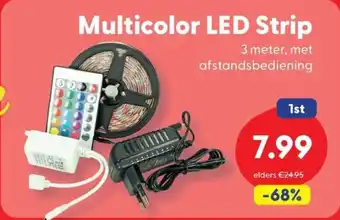 Die Grenze Multicolor LED Strip aanbieding