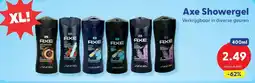 Die Grenze Axe Showergel aanbieding