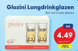 Die Grenze Glozini Longdrinkglazen aanbieding