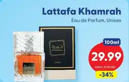 Die Grenze Lattafa Khamrah aanbieding
