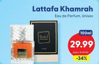 Die Grenze Lattafa Khamrah aanbieding