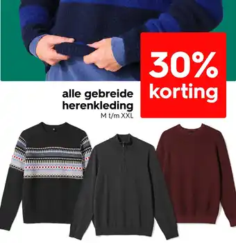 HEMA Alle gebreide herenkleding aanbieding