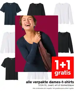 HEMA Alle verpakte dames-t-shirts aanbieding