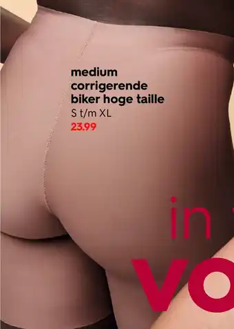 HEMA Medium corrigerende biker hoge taille aanbieding