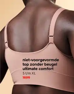 HEMA Niet-voorgevormde top zonder beugel ultimate comfort aanbieding