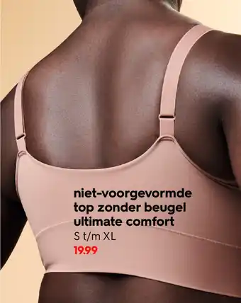 HEMA Niet-voorgevormde top zonder beugel ultimate comfort aanbieding
