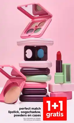 HEMA Perfect match lipstick, oogschaduw, poeders en cases aanbieding