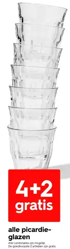 HEMA Alle picardie glazen aanbieding