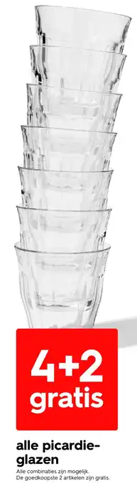 HEMA Alle picardie glazen aanbieding