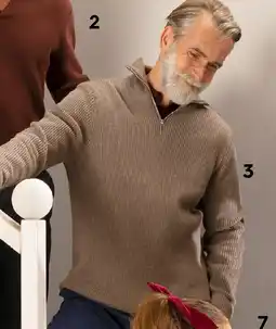 HEMA Merinowollen herentrui met rits aanbieding