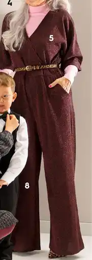 HEMA Glitterjumpsuit, exclusief riem aanbieding