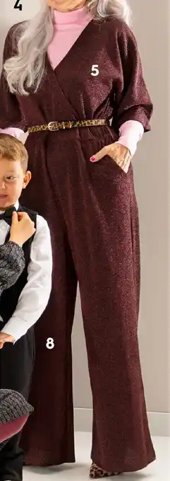 HEMA Glitterjumpsuit, exclusief riem aanbieding