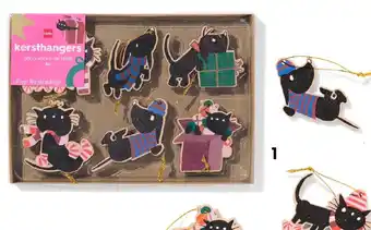 HEMA Houten kersthangers Takkie en Siepie aanbieding
