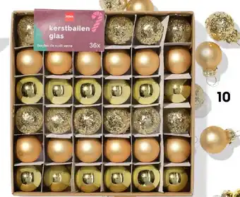 HEMA Glazen mini-kerstballen aanbieding