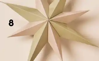 HEMA Papieren ster met ledverlichting aanbieding