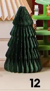 HEMA Papieren kerstboompje 2 stuks aanbieding