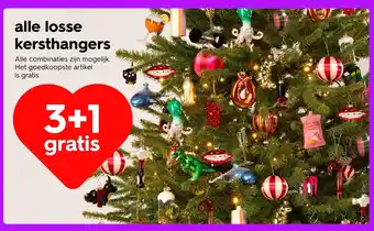 HEMA Alle losse kersthangers aanbieding