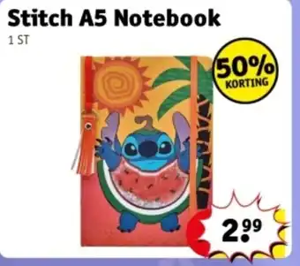 Kruidvat Stitch A5 Notebook aanbieding