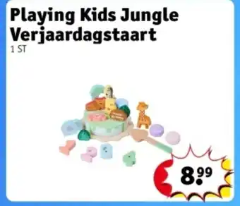 Kruidvat Playing Kids Jungle Verjaardagstaart aanbieding
