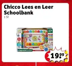 Kruidvat Chicco Lees en Leer Schoolbank aanbieding