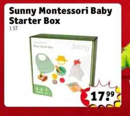 Kruidvat Sunny Montessori Baby Starter Box aanbieding