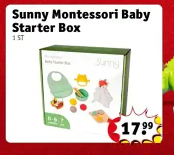 Kruidvat Sunny Montessori Baby Starter Box aanbieding