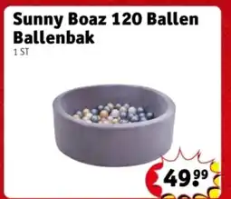 Kruidvat Sunny Boaz 120 Ballen Ballenbak aanbieding