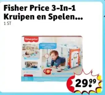 Kruidvat Fisher Price 3 In 1 Kruipen en Spelen aanbieding