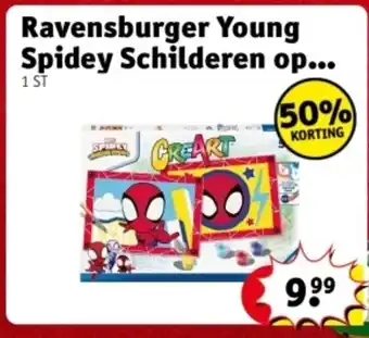 Kruidvat Ravensburger Young Spidey Schilderen op aanbieding