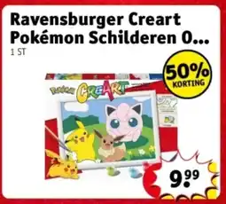 Kruidvat Ravensburger Creart Pokémon Schilderen aanbieding