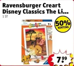 Kruidvat Ravensburger Creart Disney Classics The Lion King aanbieding