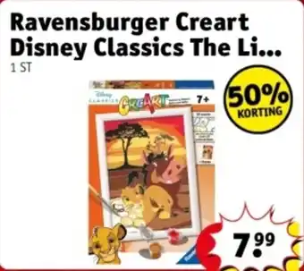 Kruidvat Ravensburger Creart Disney Classics The Lion King aanbieding