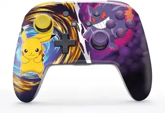 Amazon PowerA Enhanced Wireless Controller for Nintendo Switch - Pikachu vs. Gengar aanbieding