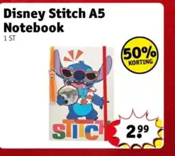 Kruidvat Disney Stitch A5 Notebook aanbieding