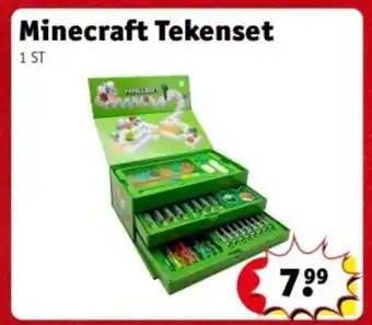 Kruidvat Minecraft Tekenset aanbieding