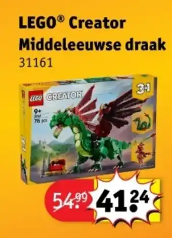 Kruidvat LEGO Creator Middeleeuwse draak aanbieding