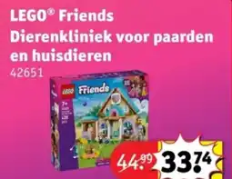 Kruidvat LEGO Friends Dierenkliniek voor paarden en huisdieren aanbieding